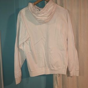 White hoodie with dragon design